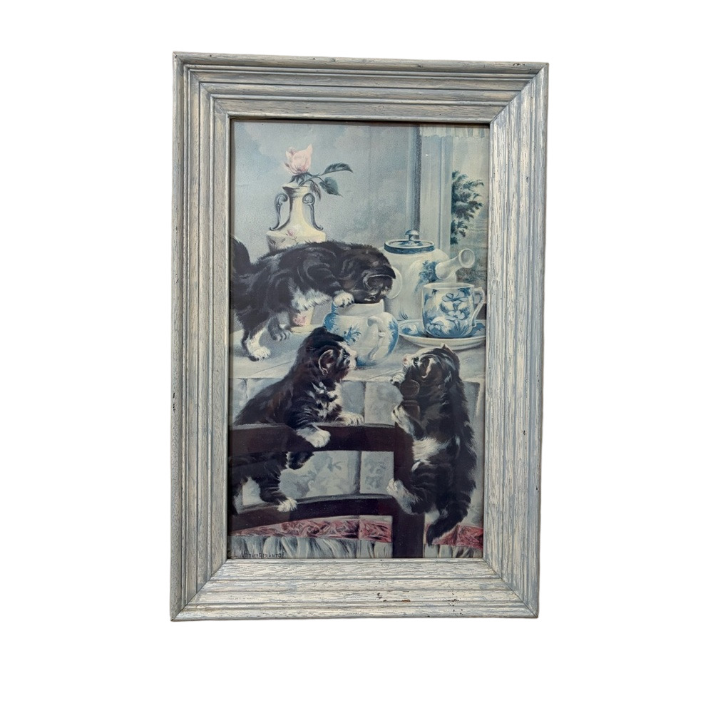 🦋2 For $50🦋”Early Breakfast" Print by C.L. Van Vredenburgh
